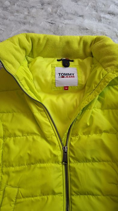 Kurtka przejściowa Tommy Hilfiger limonkowa