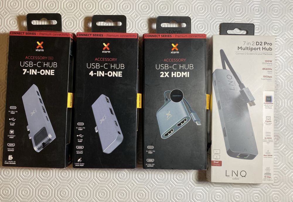 USB-C Hub 7in1/4in1/2xhdmi NEW64552040180483120