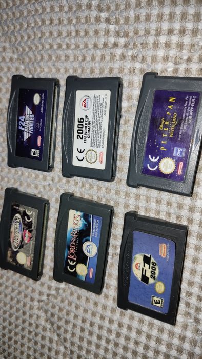 Conjunto de 6 jogos para Gameboy Advance