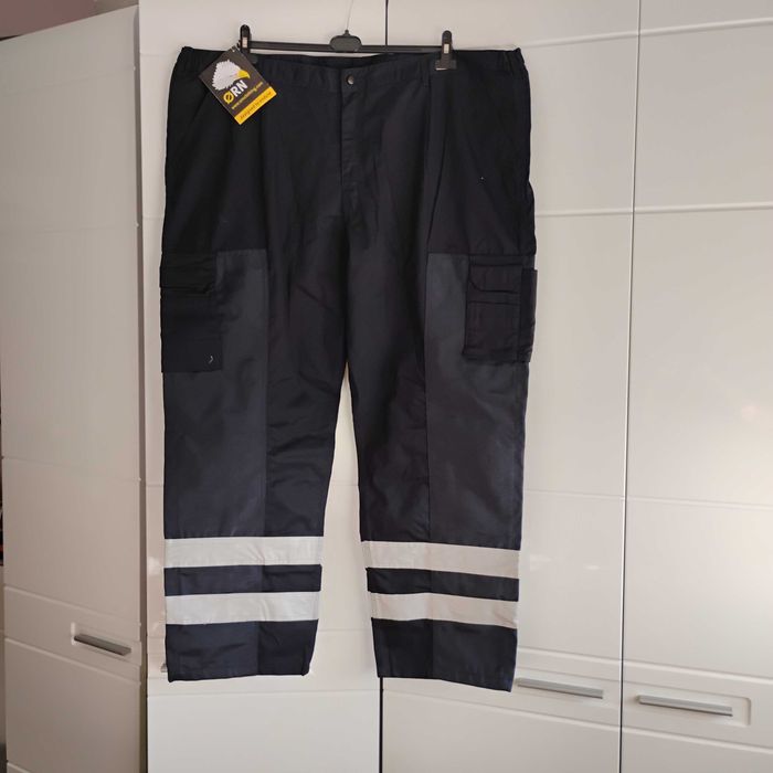Spodnie ochronne ORN rozmiar 3XL/4XL; granatowo-szary