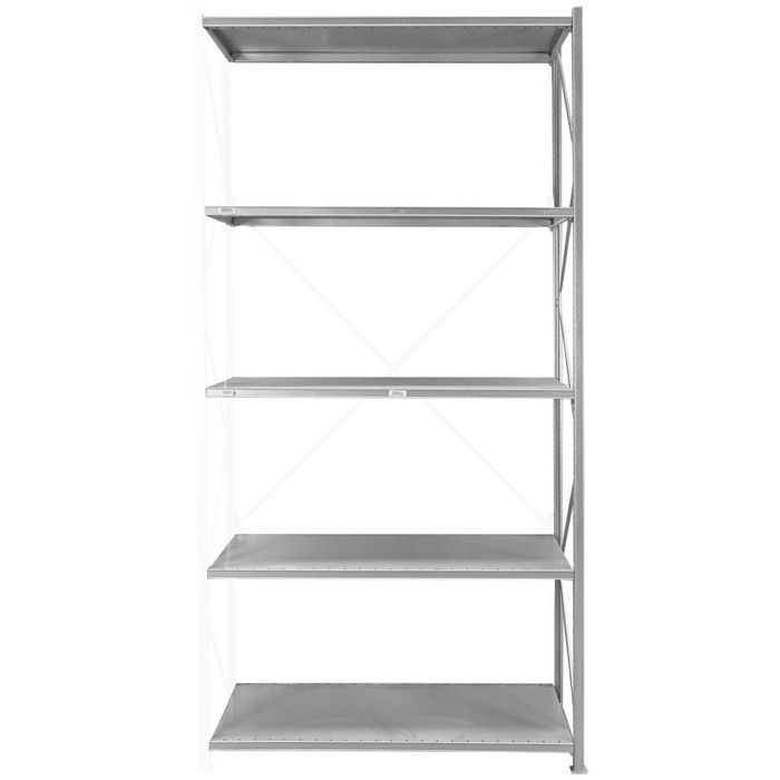 Regał magazynowy 5-półkowy STOW 275x130x60 cm moduł dostawny