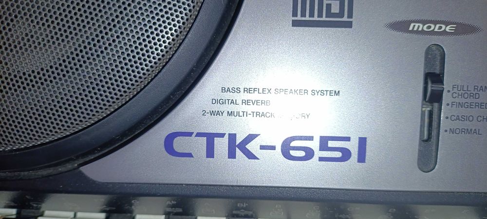 Organy elektroniczne CASIO CTK-651