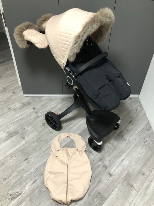 Конверт для коляски Stokke Winter Footmuff  black  stokki stoke