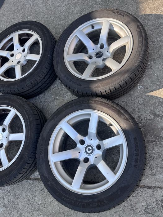 Jantes 15 3x112 Smart com pneus novos