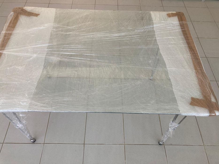 Mesa de cozinha vidro com 4 cadeiras