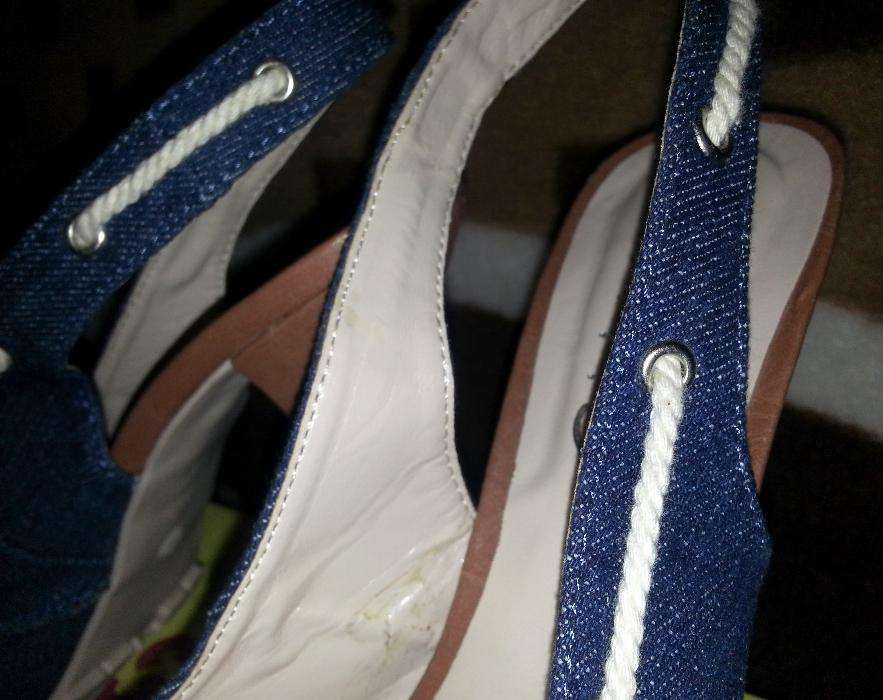 Босоножки / туфли джинсовые. Секси!