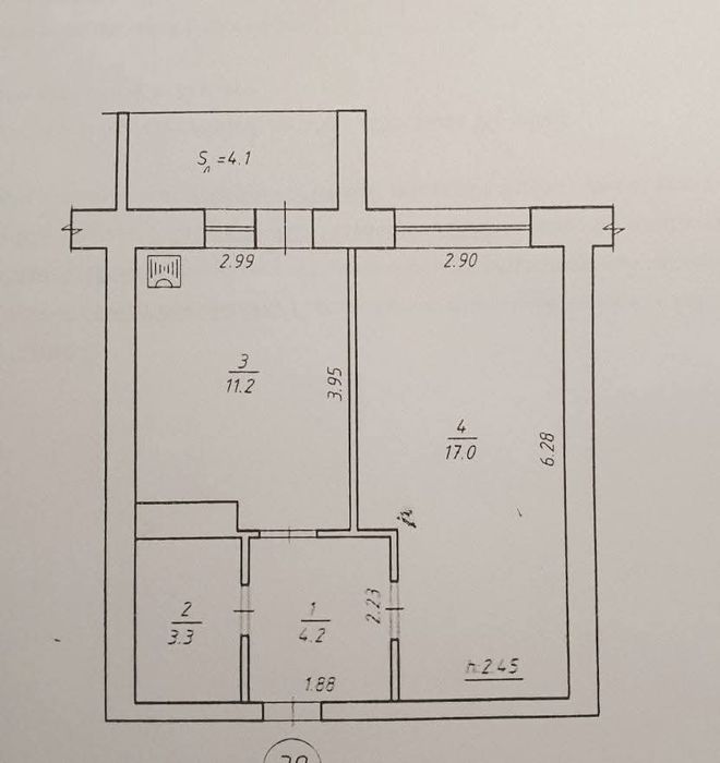 Продаж 1-кімн з АВТОНОМНИМ, меблі і техніка