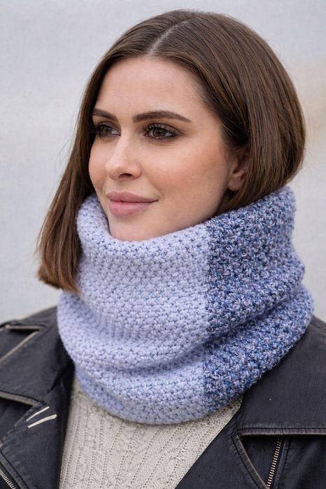 Теплі в'язані бафи/ снуд/  шарф на шию ручної роботи