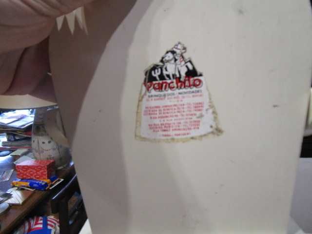 Cadeira antiga madeira brinquedo português cerca 60 cms altura