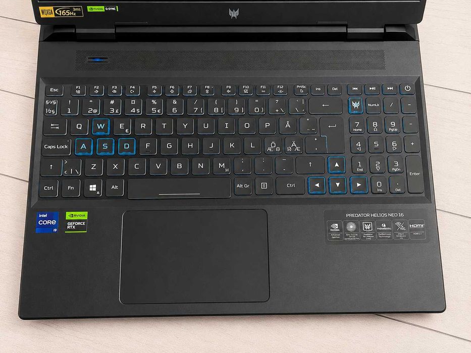 Acer Predator Helios Neo 16  i9-13900HX RTX 4070 32ram 1TB 165hz  Гарантія !