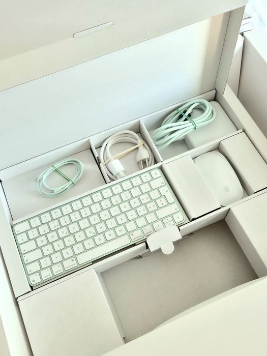 iMac 24" M3 Verde 256GB 8GB | Como Novo | 3 Anos Garantia
