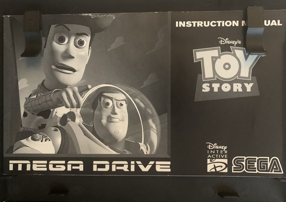 Mega Drive Toy Story com manuais