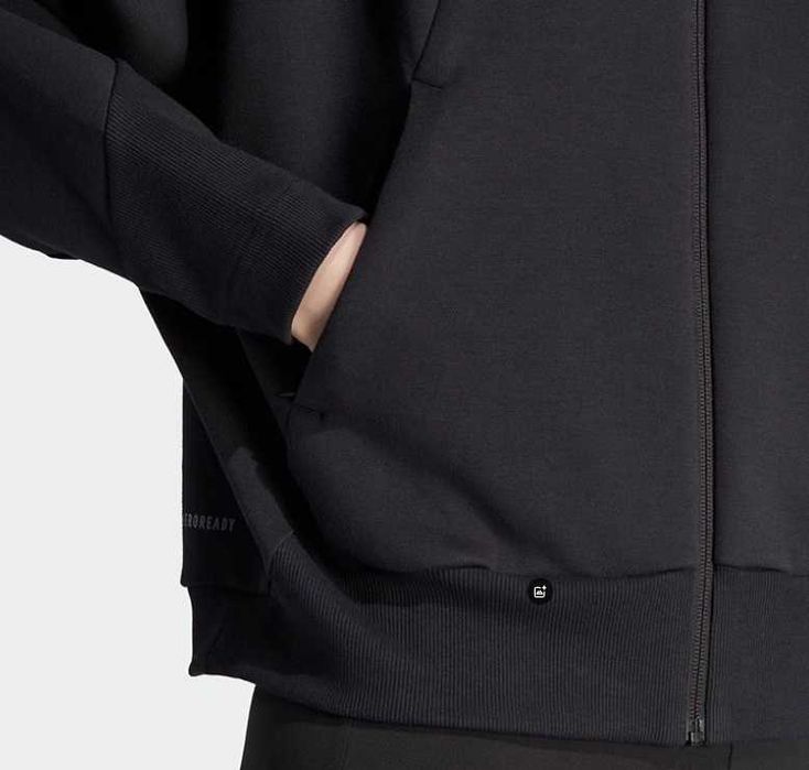 Толстовка жіноча Adidas Z.N.E. Full-Zip Black IN5128