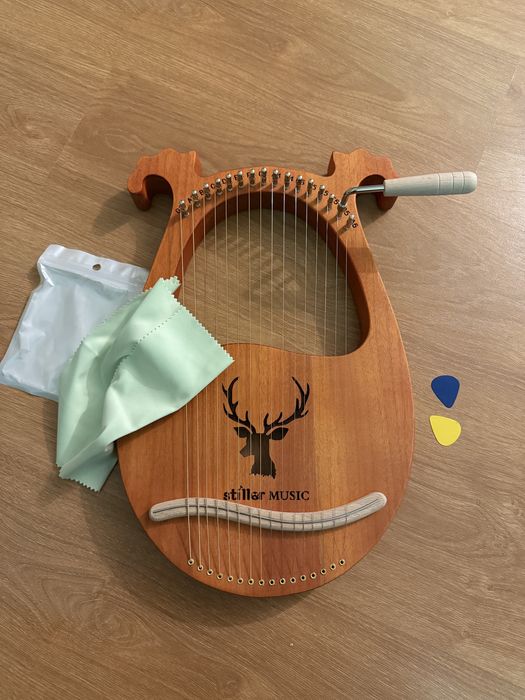 Lira Harpa (citara) de 16 cordas, nova