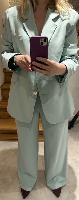 Garnitur miętowy Emo rozm.42 komunia chrzest