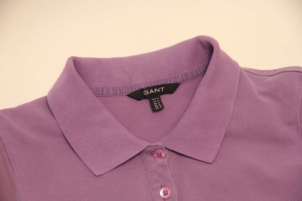 Gant рр S-M поло из хлопка отднотонное женское