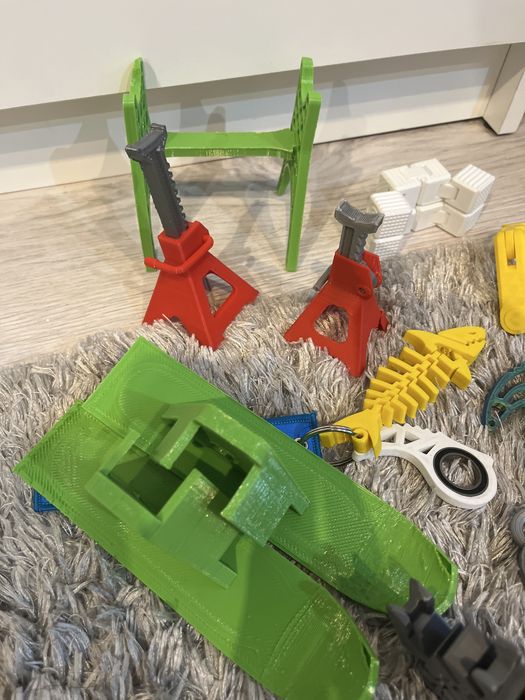 Wydruki  z drukarki 3d