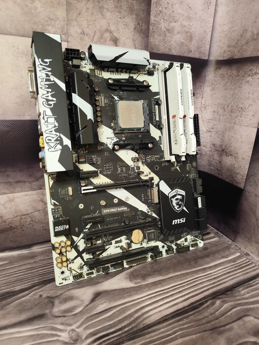 Комплект Ryzen 1700 3.4 32 DDR4 MSI X370 Krait Gaming сэт сборка пк