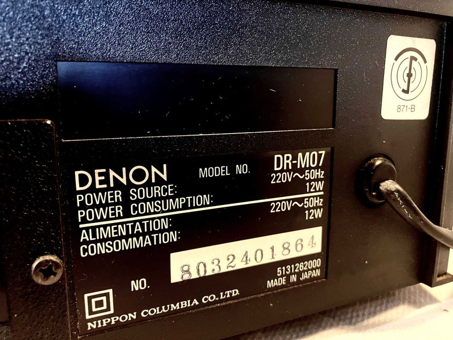 Leitor de K7 DENON DR-M07