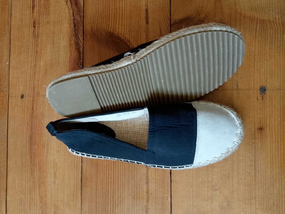espadryle czarne 38
