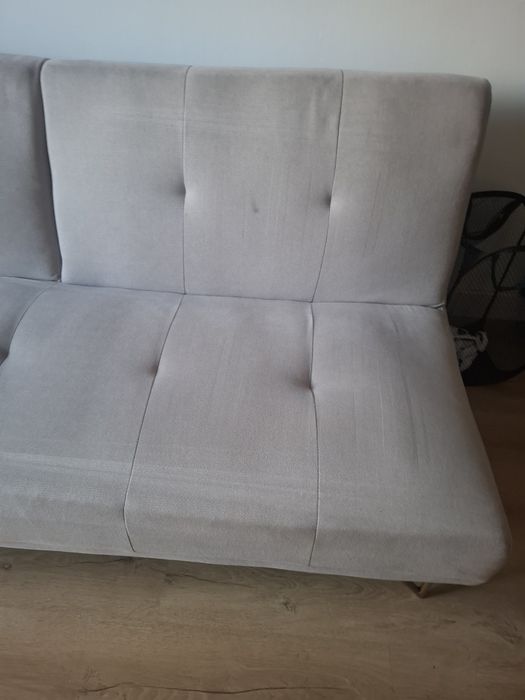 Sofá cama cinzento
