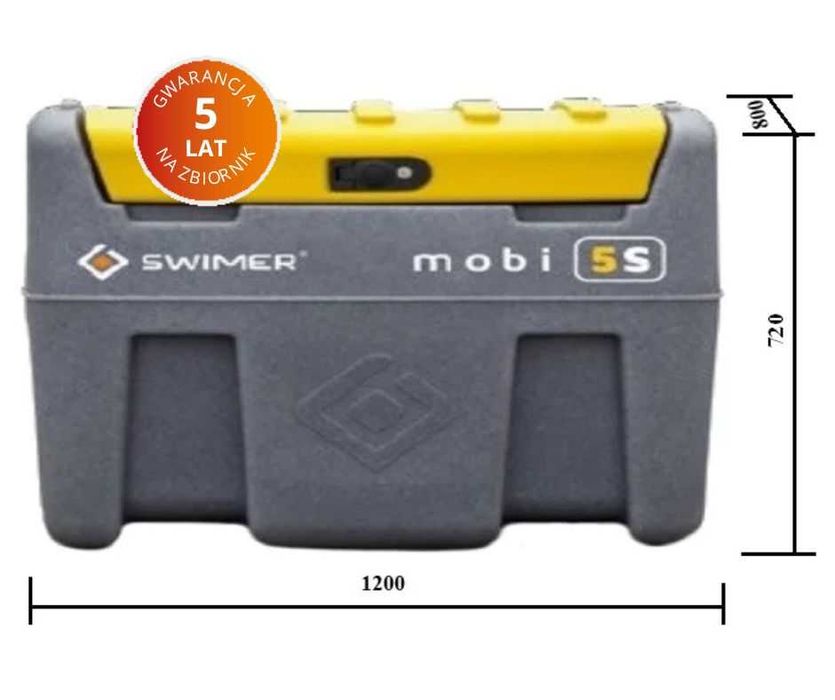 Zbiornik Mobilny SWIMER 400 z licznikiem FMT mobi5s dostawa cały kraj