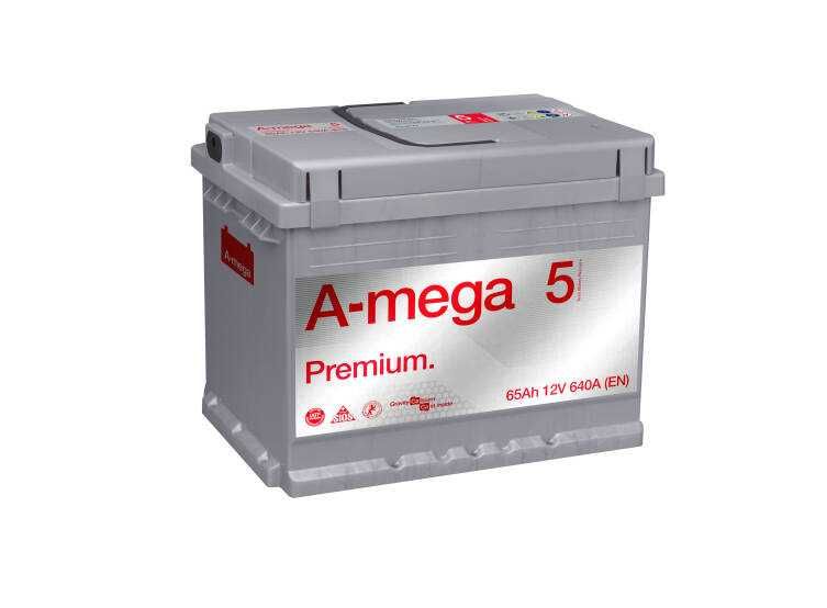 Akumulator Amega 65 Ah 640 A PREMIUM M5