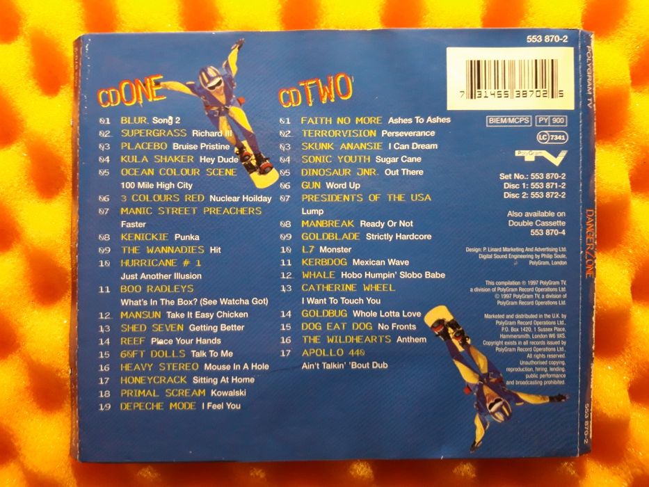 Danger Zone (2xCD, 1997)