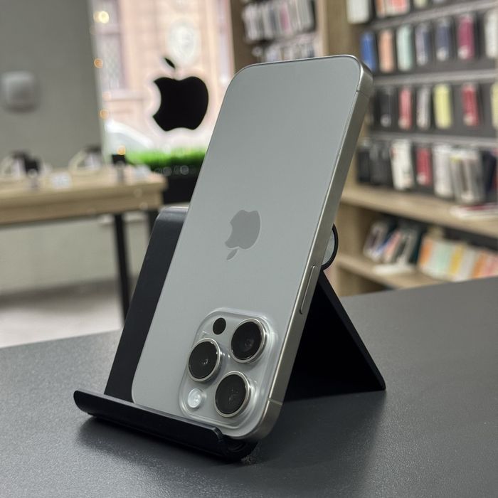 Фізична сім - iPhone 15 Pro Natural Titanium 128 GB Магазин / Гарантія