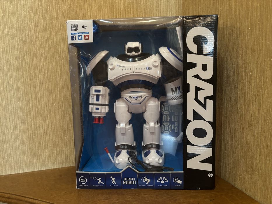 Інтерактивний бойовий Робот Crazon Defender