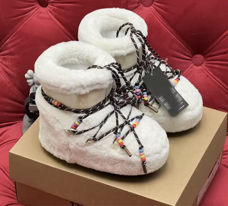 Buty sniegowce Moon Boot koraliki futro 35-43