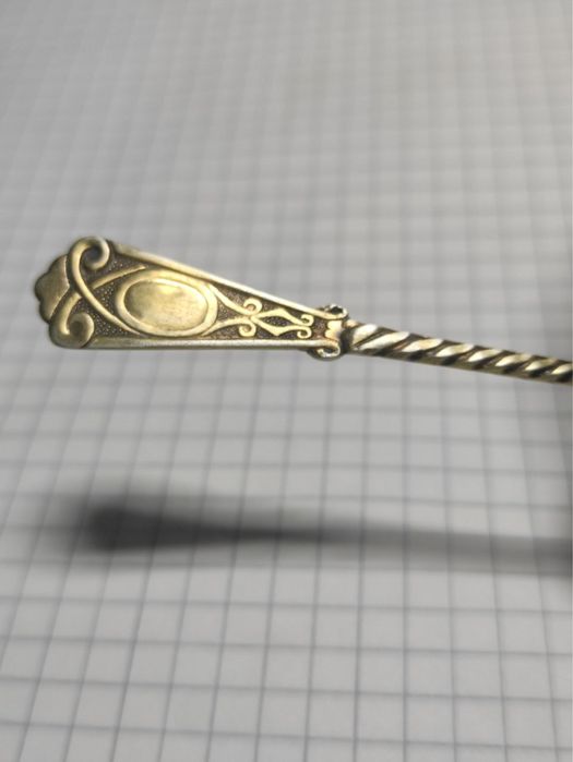 Ложка кофейная серебряная. Срібло 875.