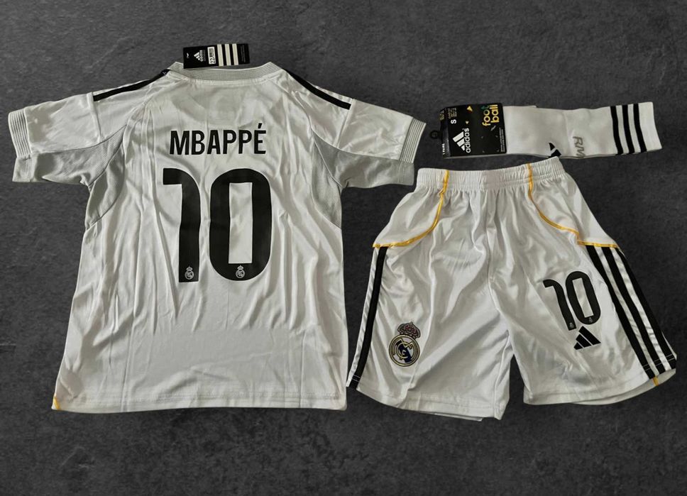 Kylian Mbappe nr10 Real Madryt Komplety Różne Rozmiary Sezon 25/26