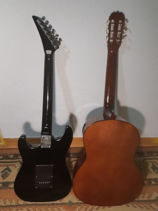 Guitarra elétrica Ária pro 2 Preta  .E guitarra  clássica