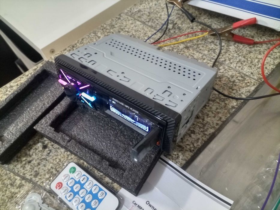 Auto Rádio MP3 Bluetooth USB  Novo