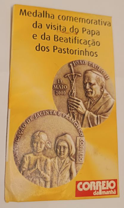 Medalha Papa João Paulo II - Beatificação Pastorinhos