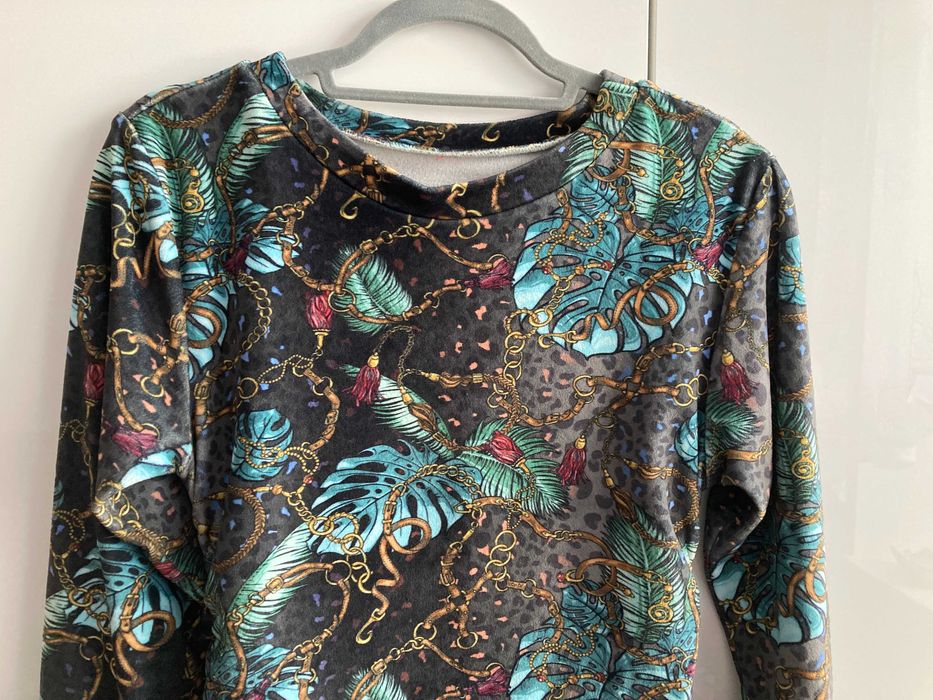 Sukienka welurowa wzory 40/42