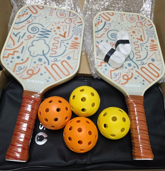 Zestaw Pickleball marki Sukeen 2x Paletka 4x piłeczka W003/5
