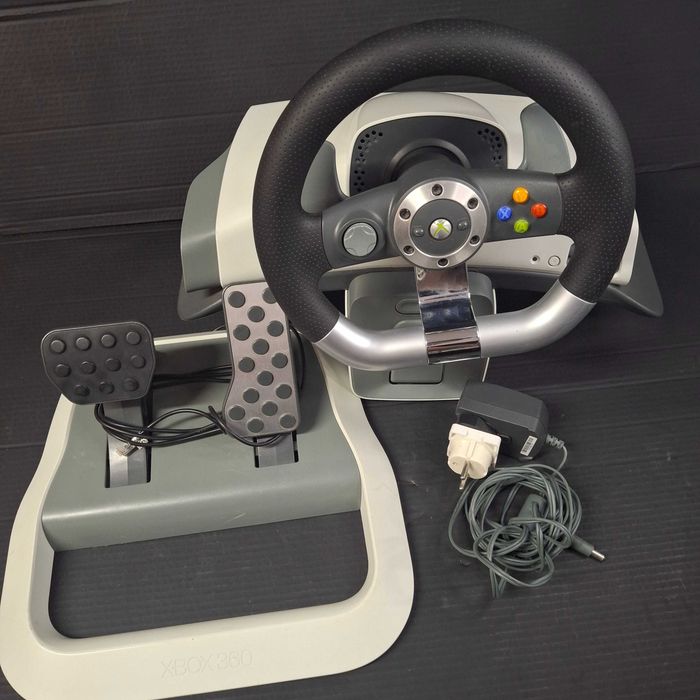Kierownica Oryginalna Xbox 360 Bezprzewodowa Pedały X360 Microsoft | Sklep Będzie Granie Wrocław Psie Pole