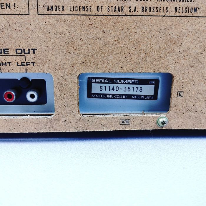 Magnetofon kasetowy DECK - Akai CS-M01A ładny stan 1980 rok Vintage