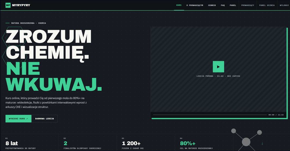 Strony internetowe i sklepy WWW — programista z działalnością, faktura