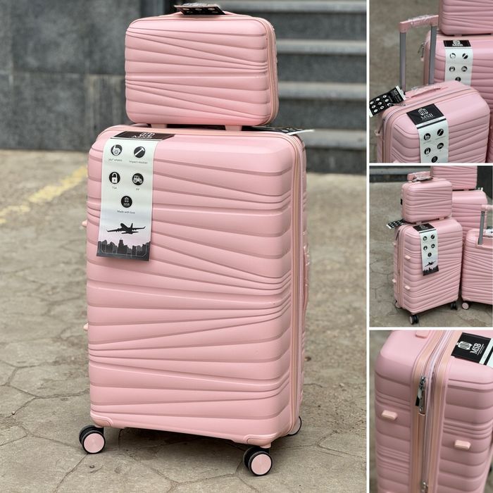 Полипропилен!Чемодан Турция на колесах,валіза,сумка на колесах,дорожна