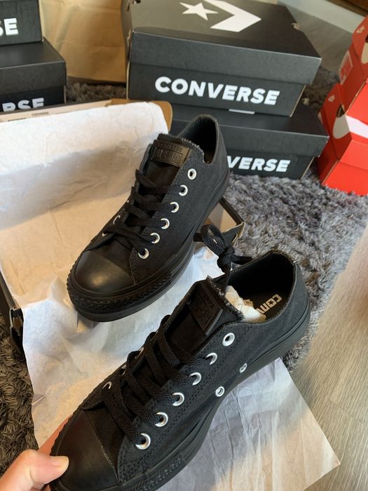 Converse All Star - Chuck Taylor Lift Platform ALL BLACK — COMO NOVAS em Caixa (Tam 39)