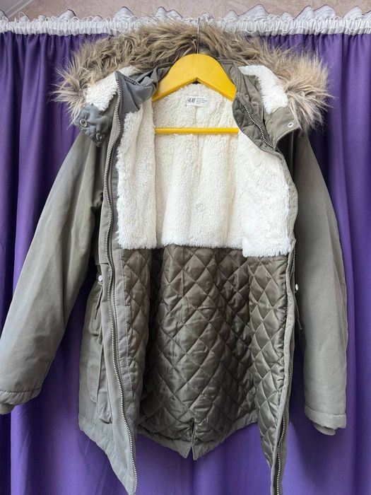 Осінньо-зимова парка, для дівчинки 134 зріст