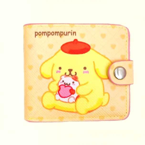 Pompompurin Hello Kitty Sanrio portfel portmonetka Kawaii