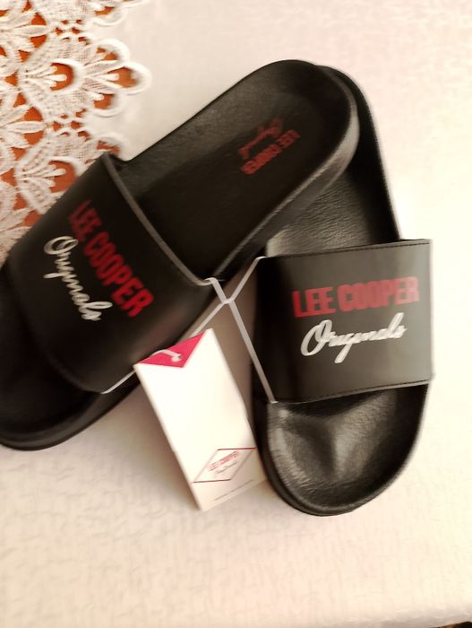 Klapki męskie nowe Lee Cooper rozmiary42: 43 44 wkładka 27