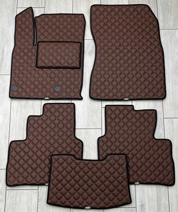 Коврики в салон Екошкіра для Nissan Ariya Almera Juke Kicks Leaf Micra