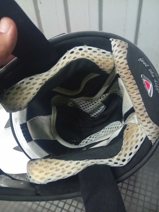 Capacete Motocross Airoh Twist Laranja Branco - Enduro Pit Bike - Homologado E3