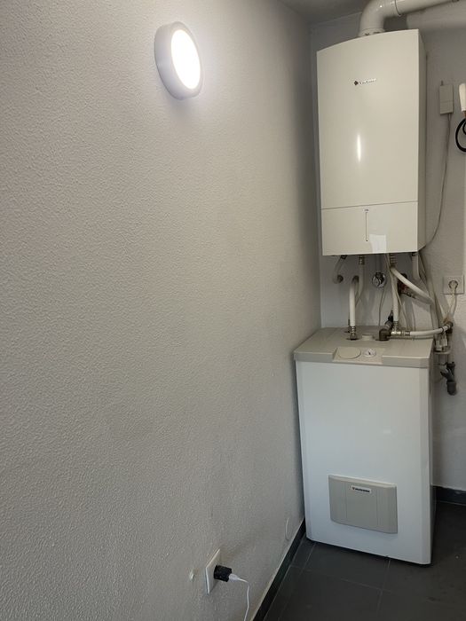 Caldeira e deposito de agua da marca Vulcano