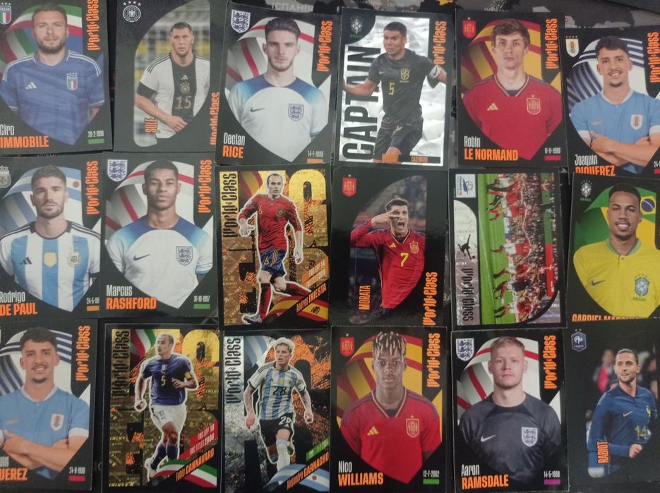 Наклейки Panini World Class 2024